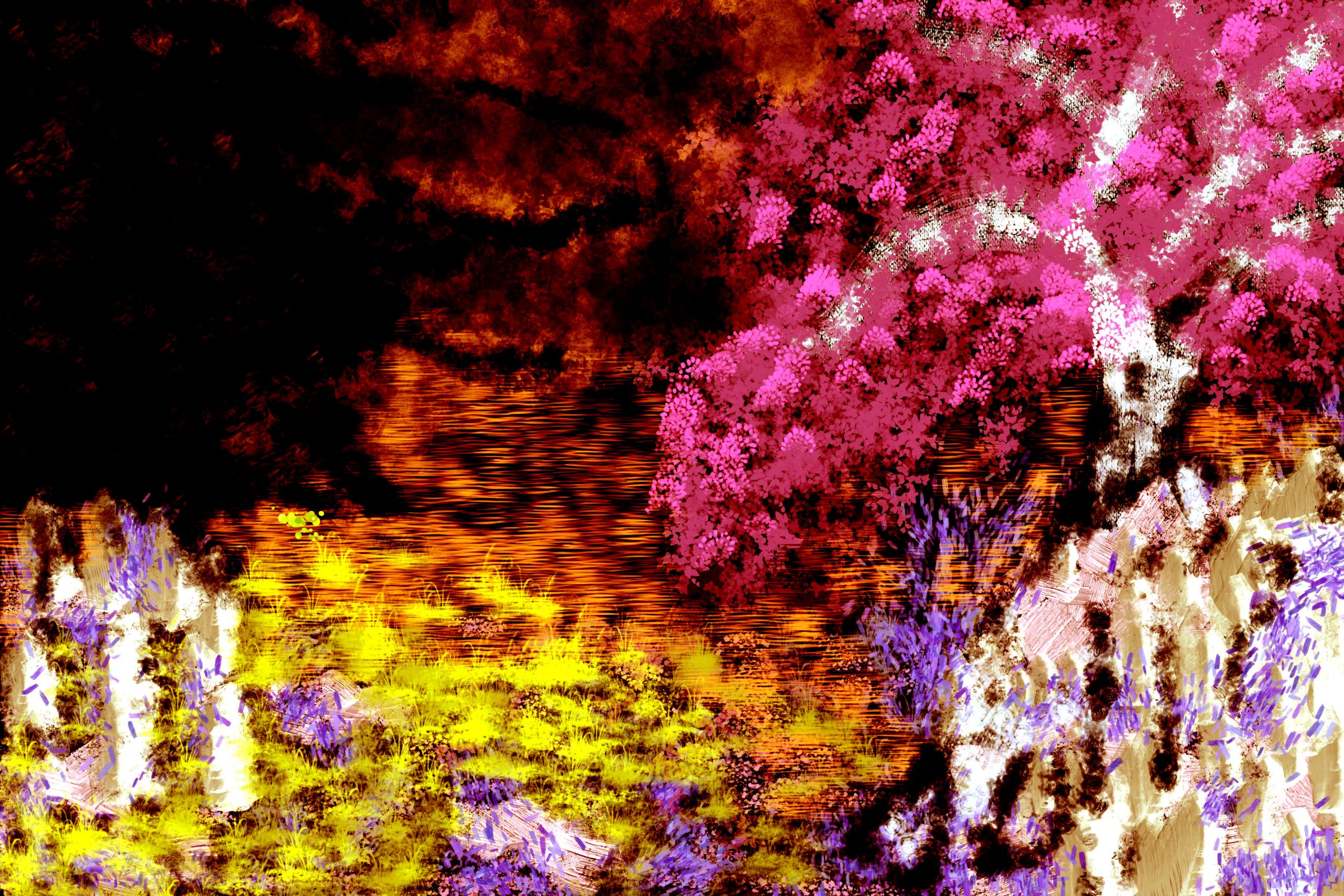 Amber Swirls Smoke